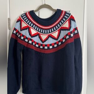 Tory Birch heavy fair isle sweater